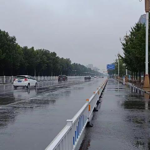 雨中的风景