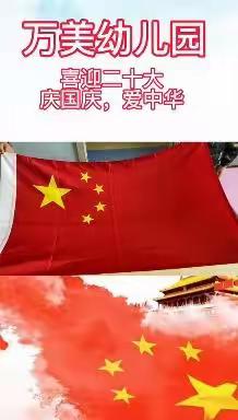 《喜迎二十大，庆国庆，爱中华》万美幼儿园国庆活动