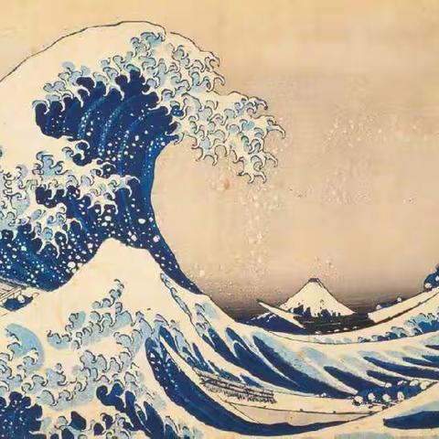 教学目标：大师课--日本浮世绘大师葛饰北斋速写式线描课