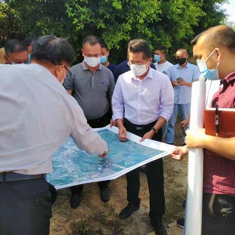 林谟谐县长深入重点项目建设一线协调解决征拆问题