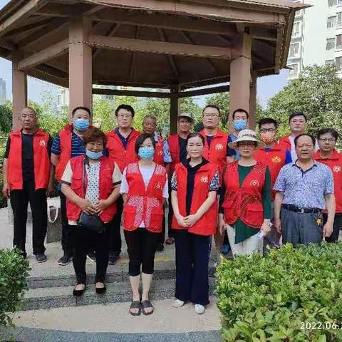 党员进社区周六义务活动