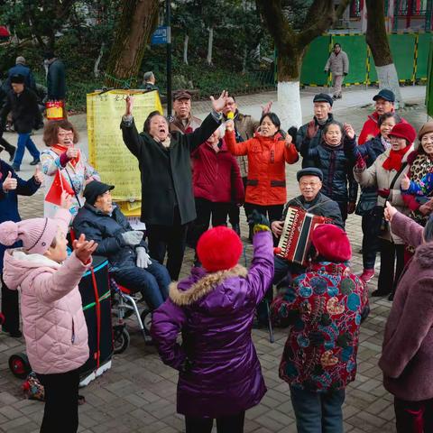 八一公园放声歌队