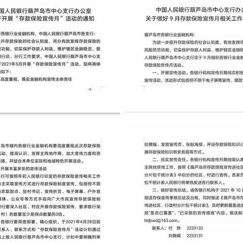 葫芦岛中支打造“立体式”存保宣传模式 全心全意为群众办实事