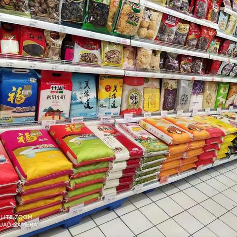 巴东店袋米陈列