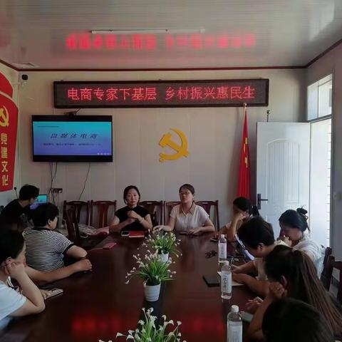 市商务局在石洞乡开展电商专家下基层，乡村振兴惠民生活动