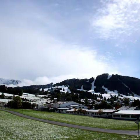 阿尔卑斯山的雪        田世宇摄