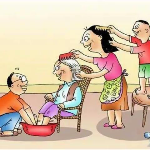 四年级孝心作业～孝亲敬老，从我做起！