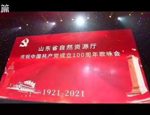 山东省自然资源厅庆祝建党百年歌咏会