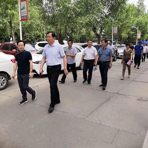 襄垣县到我区参观机关生活垃圾分类试点工作