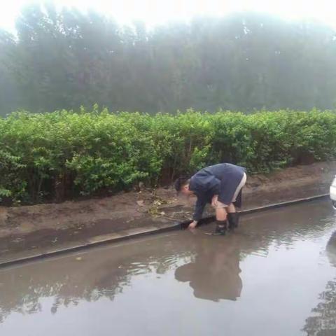 暴雨过后，区交通局组织工作人员对我区主要路段进行巡查，确保道路安全畅通