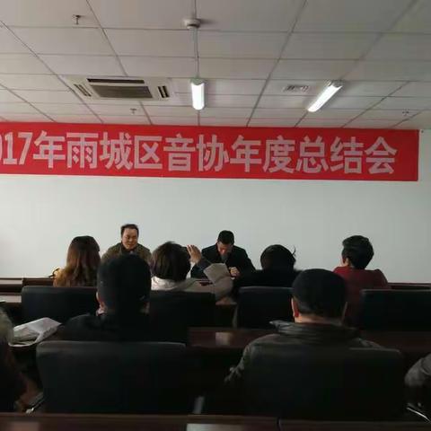 雨城区音乐家协会召开2017年总结会