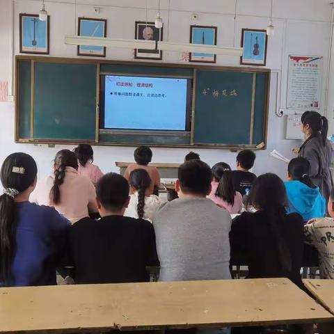 重渠李庄小学“大学习、大练兵、大比武”活动之听评课活动