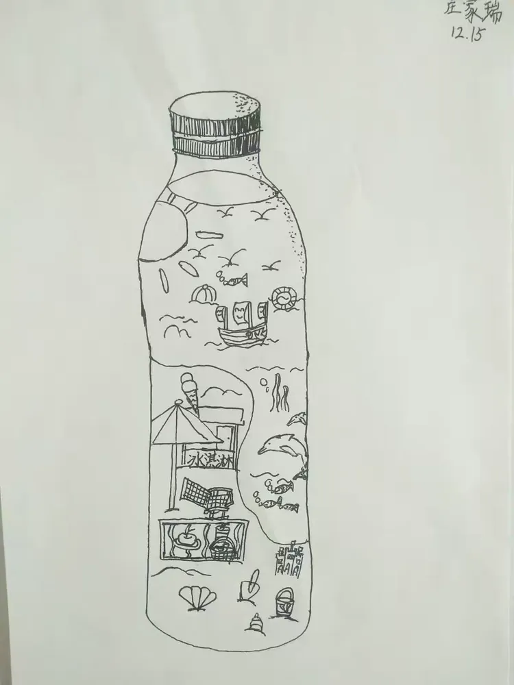 矿泉水瓶创意联想