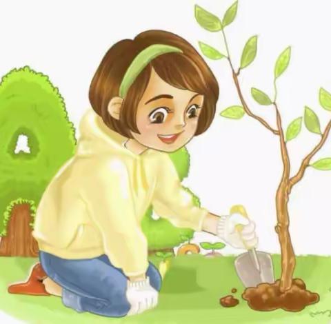 行动起来，争做护绿小使者——商州区第一小学二五班中队植树节活动