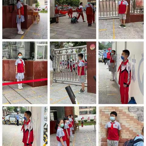 友谊大街小学2017级4班学生值勤风采