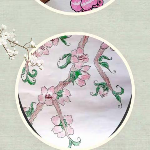 桃花朵朵—36团中学第三届桃花节之绘桃花