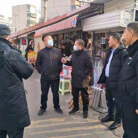 泺口街道开展春节前便民市场安全检查