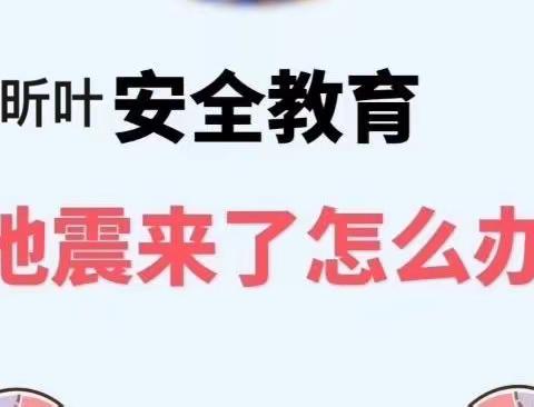 “防震演练，安全相伴”——昕叶幼儿园防震演练