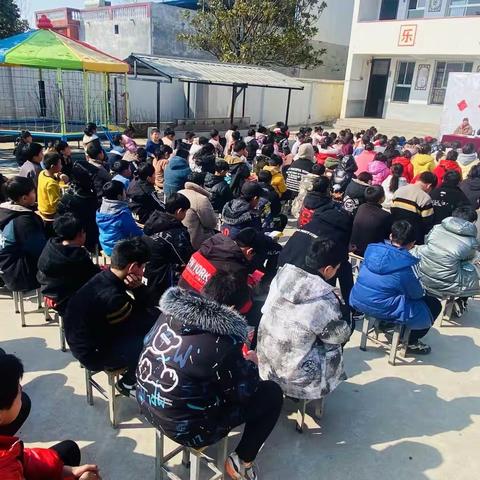 努力前行，硕果累累——黄山口赵庄学校开学典礼暨上期总结表彰大会