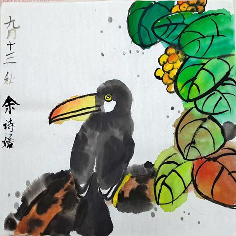 9月13日小北路小学国画课