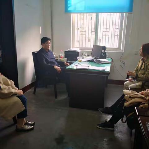 国库管理中心、城建中心赴区农水局进行沟通交流