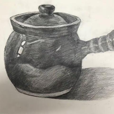 学生寒假素描作品