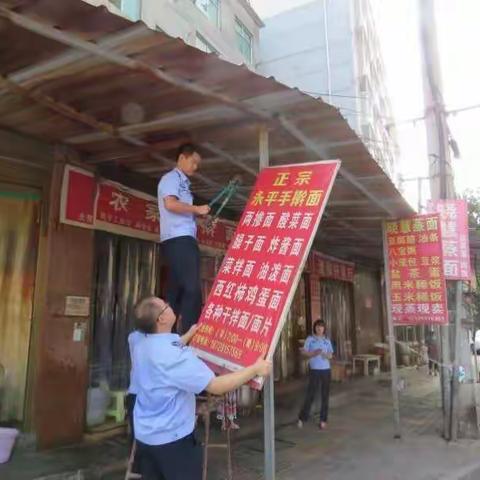 江北门头牌匾出店经营集中专项整治