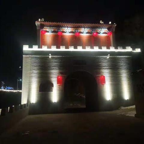 方山县峪口镇张家塔村“喜迎春节”灯展提前观