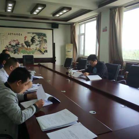 成安县对大气污染防治1+N方案进行过堂。