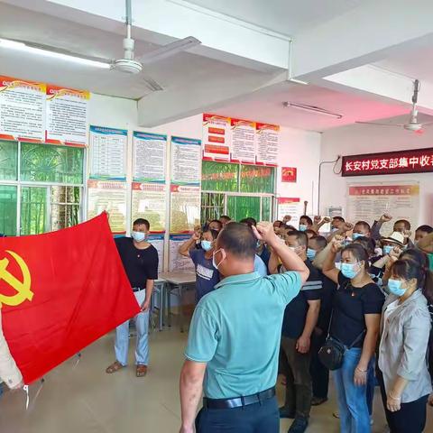 长安村党支部开展“喜迎二十大”主题党日活动