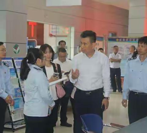 省局林电总经济师一行到琼中县税务局开展主题教育调研指导