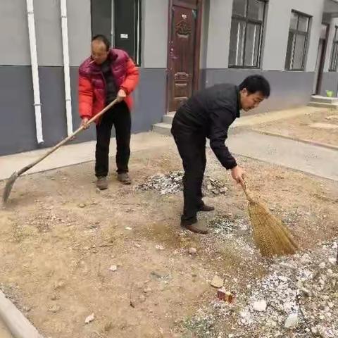 寒冬大雪搬新房     院子扶贫显真情