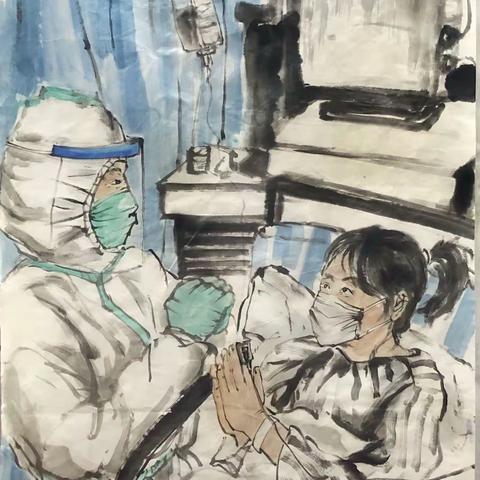 抗击疫情，守护家园——武宣县美术家协会抗疫主题美术作品微展