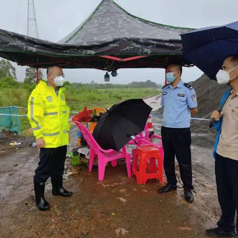 海岸警察总队第七支队副支队长符宁深入一线检查督导疫情防控工作