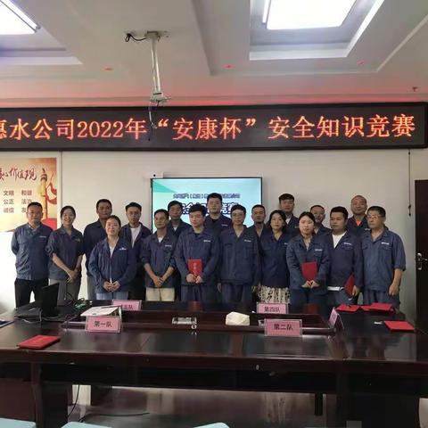 “强意识、担责任、重学练、保平安”惠水公司工会举行“安康杯”安全知识竞赛活动