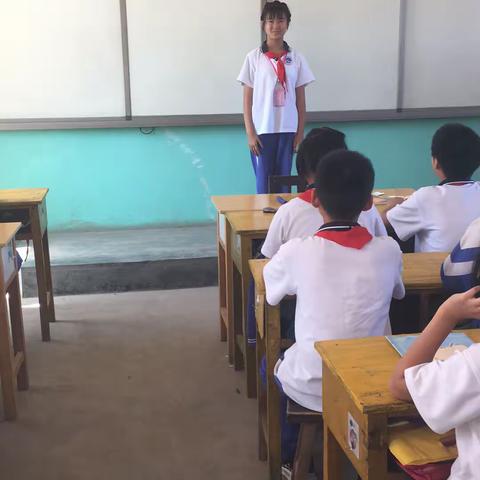 刘世印屯学校六年级读书演讲比赛