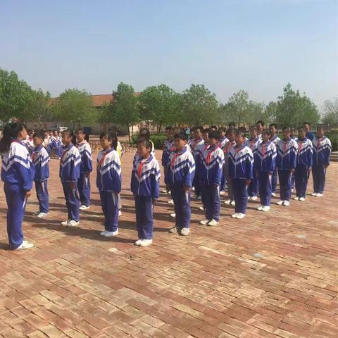 刘世印屯学校武术操汇演比赛