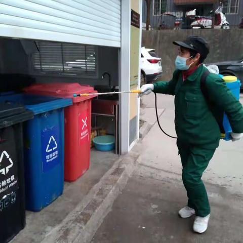 阳光美地1月21日垃圾分类及消杀工作汇报