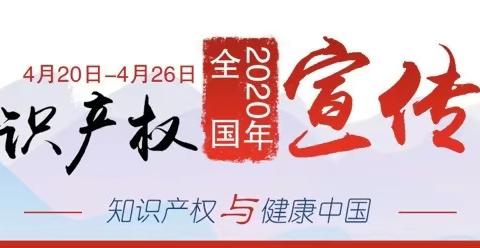 聚焦2020年“知识产权与健康中国”主题知识产权宣传