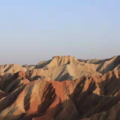 美丽的张掖七彩丹霞地貌