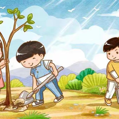 “播种一片绿色，收获美好未来”——邢台市第三幼儿园中班组植树节主题活动