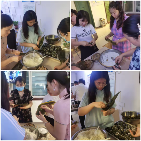 金乡分公司开展“庆端午包粽子”幸福1+1活动