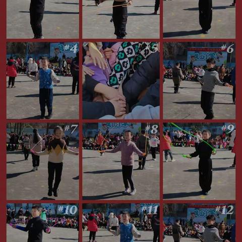 庆元旦，凤山小学趣味活动掠影