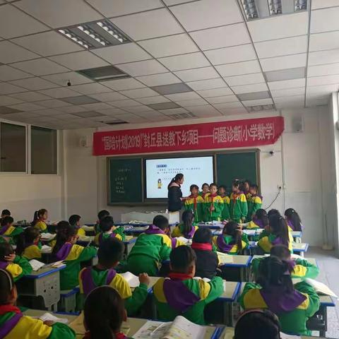 提升教学艺术，实现“教育梦想”——“国培计划2019”封丘县送教下乡小学数学问题诊断