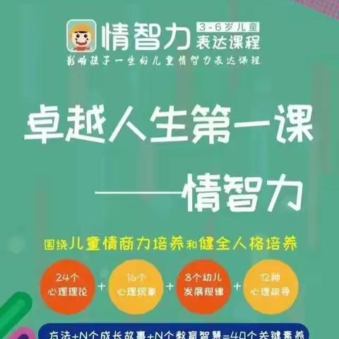 专门适合3-6岁宝宝的口才课程—情智力课程