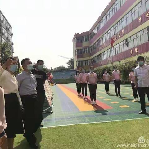 督导助力，备战复学-邢台市桥东区第二幼儿园迎接区教育局领导指导复学准备工作