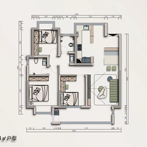 【吾悦华府】户型设计分享（六）