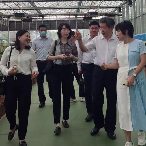 农业农村部对外经济合作中心主任张陆彪一行在三亚调研