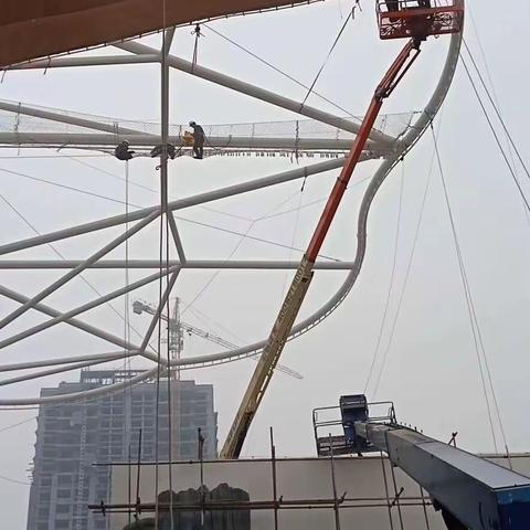 山东聊城万达工地现场，雄伟壮观，更是难忘的！满满的回忆^_^