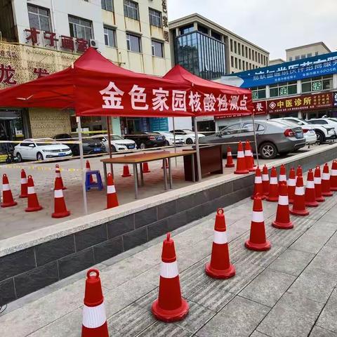 全民核酸，金色闪亮，一马当先